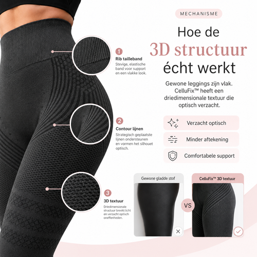 CelluFix™ 3D Legging — de legging die met jouw lichaam meewerkt